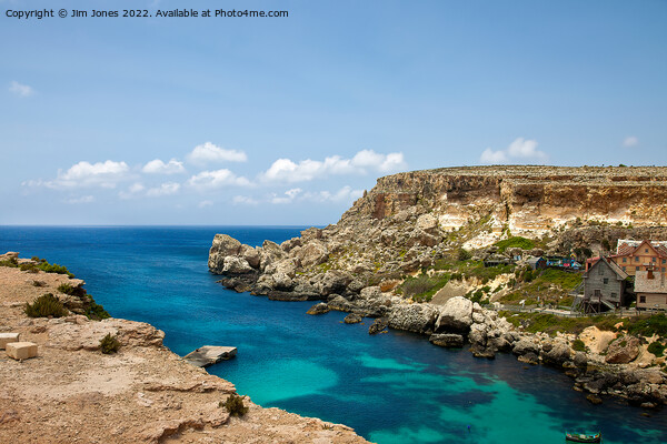 Anchor Bay, Malta Picture Board by Jim Jones