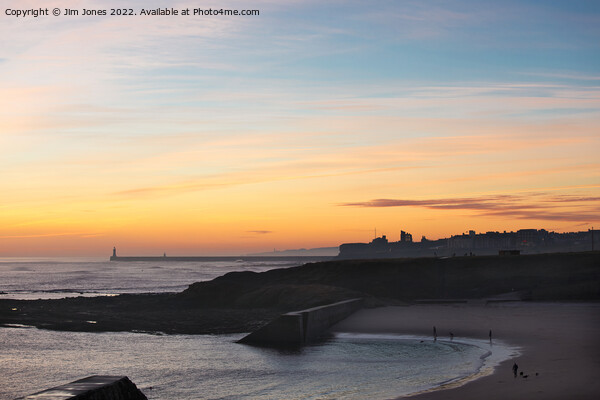 January sunrise at Cullercoats Bay Picture Board by Jim Jones
