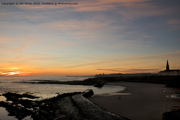 January sunrise at Cullercoats Bay (2) Picture Board by Jim Jones