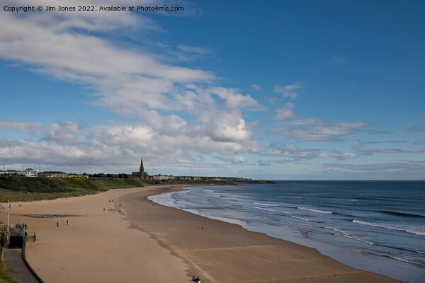 Tynemouth Long Sands Picture Board by Jim Jones