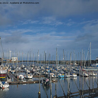 Buy canvas prints of The Marina at Blyth South Harbour, Northumberland by Jim Jones