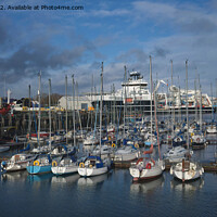 Buy canvas prints of The Marina at Blyth South Harbour, Northumberland (2) by Jim Jones