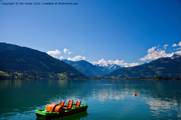 Placid Lake Zell, Austria (2) Picture Board by Jim Jones