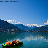 Buy canvas prints of Placid Lake Zell, Austria (2) by Jim Jones