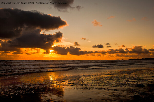 Seaside Sunrise Picture Board by Jim Jones