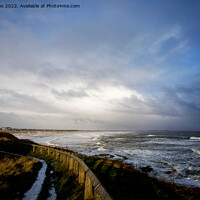 Buy canvas prints of Winter weather over the North Sea by Jim Jones