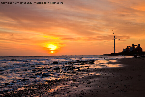 Northumbrian sunrise Picture Board by Jim Jones