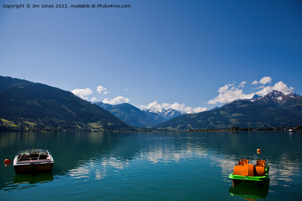 Placid Lake Zell, Austria Picture Board by Jim Jones