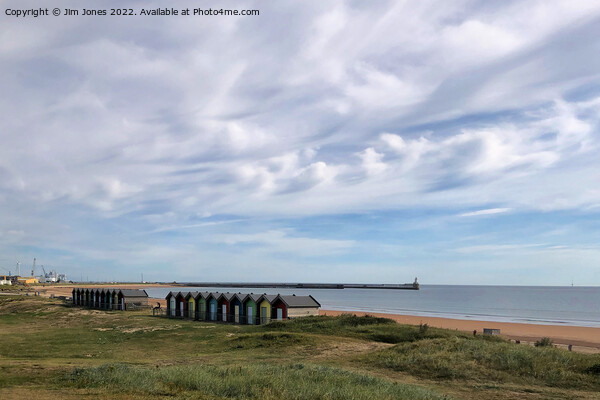 The beach at Blyth in Northumberland Picture Board by Jim Jones