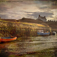 Buy canvas prints of Artistic Seaton Sluice harbour in Northumberland by Jim Jones
