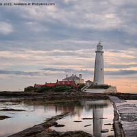 Buy canvas prints of Quiet morning at St Mary's Island by Jim Jones