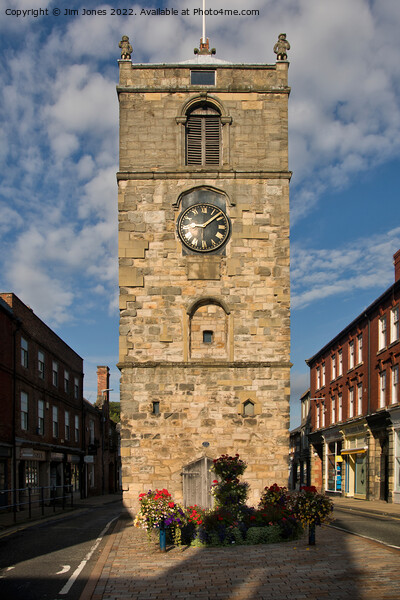 The Clock Tower at Morpeth in Northumberland Picture Board by Jim Jones