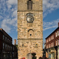 Buy canvas prints of The Clock Tower at Morpeth in Northumberland by Jim Jones