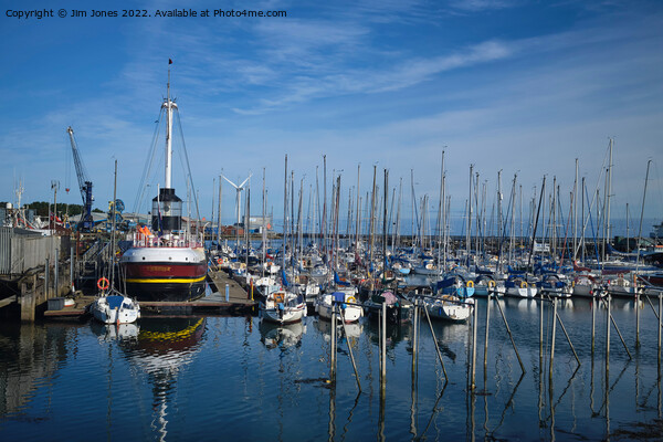 The Marina at South Harbour, Blyth, Northumberland Picture Board by Jim Jones