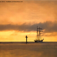 Buy canvas prints of Sailing away into a soft focus by Jim Jones