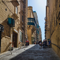 Buy canvas prints of Coffee Morning in Valletta by Jim Jones