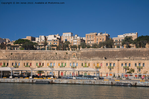 Pinto Stores, Valletta Waterfront Picture Board by Jim Jones