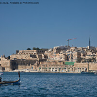 Buy canvas prints of The Grand Harbour, Valletta, Malta by Jim Jones