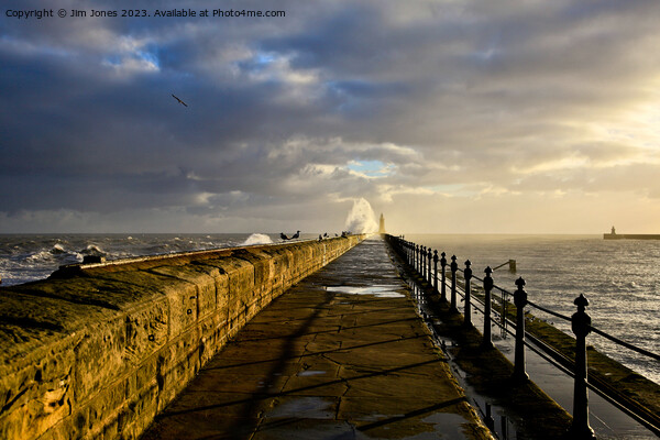 January storm on Tynemouth pier. Picture Board by Jim Jones