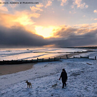 Buy canvas prints of Winter on the beach by Jim Jones