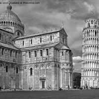 Buy canvas prints of The Splendour of Pisa - Monochrome by Jim Jones