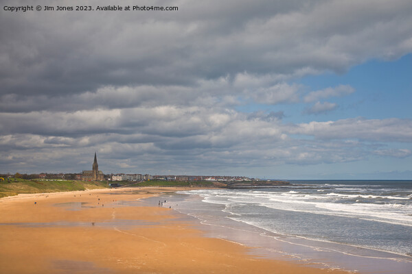 The Long Sands at Tynemouth Picture Board by Jim Jones