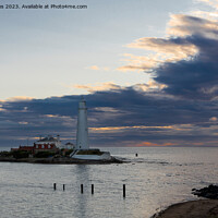 Buy canvas prints of Serene Sunrise at St Marys Island by Jim Jones