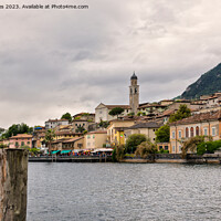Buy canvas prints of Limone, Lake Garda by Jim Jones