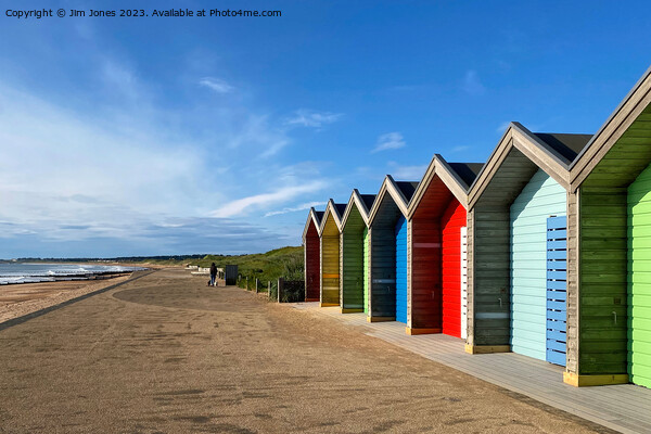 A Vibrant Stroll by the Seaside  Picture Board by Jim Jones