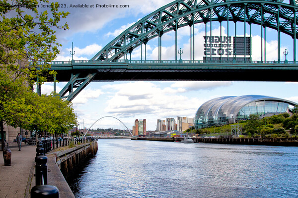 Newcastle Quayside Picture Board by Jim Jones