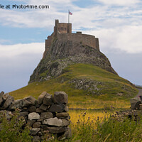 Buy canvas prints of Lindisfarne Castle - Panorama by Jim Jones