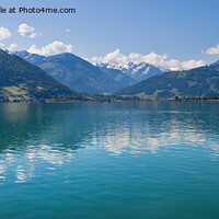 Buy canvas prints of Zell am See - Panorama by Jim Jones