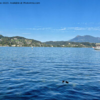 Buy canvas prints of Tranquil Lake Lucerne, Switzerland. by Jim Jones