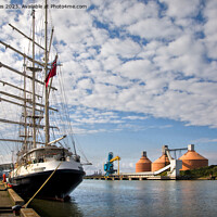 Buy canvas prints of Tall Ship in Port by Jim Jones