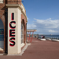 Buy canvas prints of Rendezvous Cafe, Whitley Bay by Jim Jones