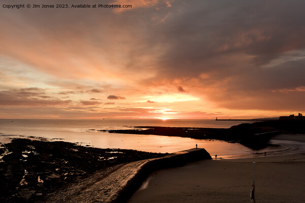 ABCD - Another Beautiful Cullercoats Daybreak Picture Board by Jim Jones
