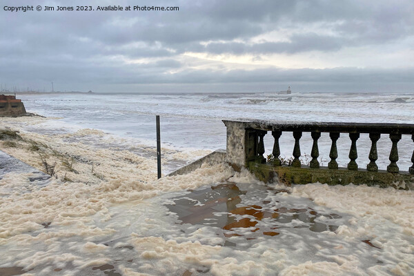 Sea Foam on the Promenade Picture Board by Jim Jones
