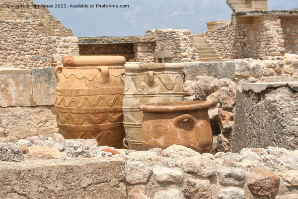 Pots at Knossos, Crete Picture Board by Jim Jones