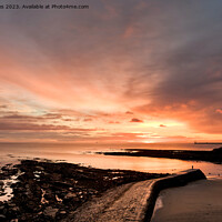Buy canvas prints of ABCD - Another Beautiful Cullercoats Daybreak (2) by Jim Jones