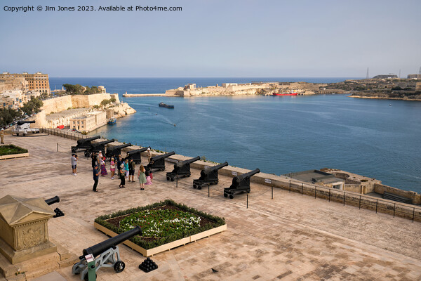 Saluting Battery, Valletta - Landscape Picture Board by Jim Jones