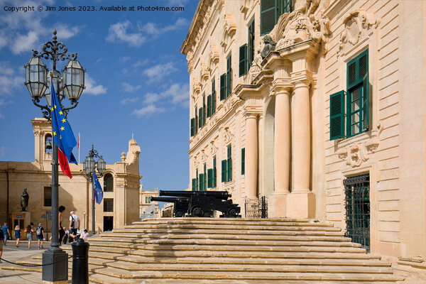 The Auberge de Castille, Valletta Picture Board by Jim Jones