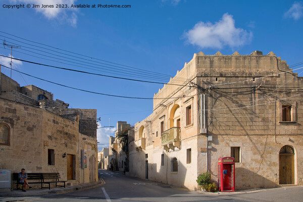 The Cross Roads at Gharb, Gozo Picture Board by Jim Jones