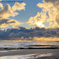 Buy canvas prints of November sunrise over the North Sea by Jim Jones