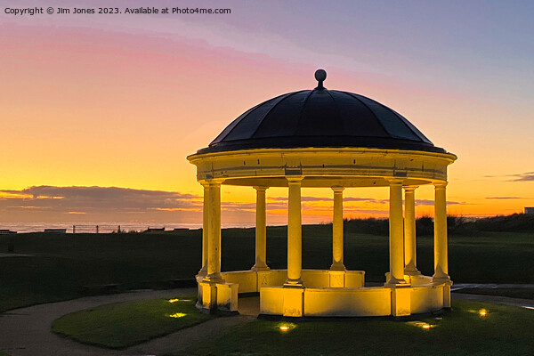 December sunrise at the Bandstand Picture Board by Jim Jones