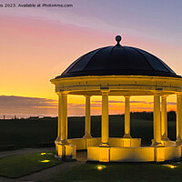 Buy canvas prints of December sunrise at the Bandstand by Jim Jones