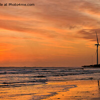 Buy canvas prints of Daybreak on the beach by Jim Jones