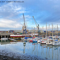 Buy canvas prints of The Marina at South Harbour, Blyth, Northumberland by Jim Jones