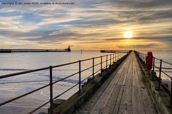 January sunrise at the mouth of the River Blyth - Landscape (2) Picture Board by Jim Jones