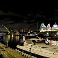 Buy canvas prints of Newcastle at Night by Jim Jones