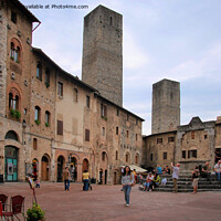 Buy canvas prints of San Gimignano in Tuscany by Jim Jones
